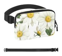 Little Green Daisy Marsupio per donne e uomini, borsa a tracolla con tasche con cerniera, marsupio impermeabile con cinturino regolabile per allenamento, corsa, viaggi, escursionismo, multicolore,
