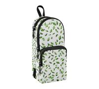 Little Green Leaf - Astuccio portapenne di grande capacità, con scomparto per studenti, a forma di zainetto, organizer per cancelleria, astuccio per matite e pennarelli, per scuola, ufficio, lavoro,