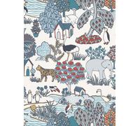 Little Greene Carta da parati Animal Kingdom - Bassoon