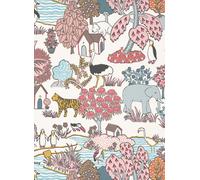 Little Greene Carta da parati Animal Kingdom - Confetti