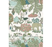 Little Greene Carta da parati Animal Kingdom - Puck