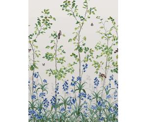 Little Greene Carta da parati Bird and Bluebell - Ceviche