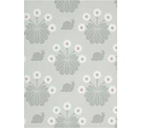 Little Greene Carta da parati Burges Snail - Silver