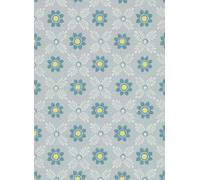 Little Greene Carta da parati Ditsy Block - Bone China Blue