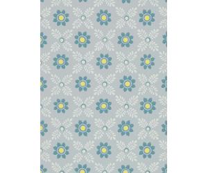 Little Greene Carta da parati Ditsy Block - Bone China Blue