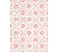 Little Greene Carta da parati Ditsy Block - Carmine
