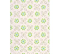 Little Greene Carta da parati Ditsy Block - Phthalo