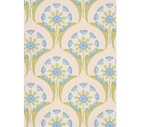 Little Greene Carta da parati Hencroft - Blue Primula