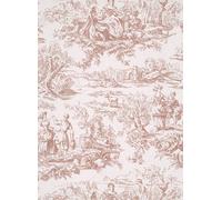 Little Greene Carta da parati Lovers Toile - Blush