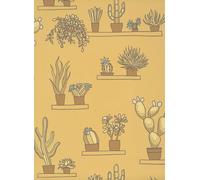 Little Greene Carta da parati Mr Straw's Greenhouse - Light Gold