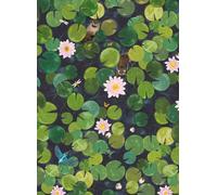 Little Greene Carta da parati panoramica Lily Pads - Hopper