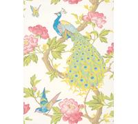 Little Greene Carta da parati Pavona - Blanche