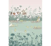 Little Greene Carta da parati Riverside Capers - Quack