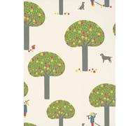 Little Greene Carta da parati Rodney Street - Sage & Onions