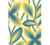 Little Greene Carta da parati Starflower - Peacock