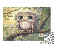 Little Gufo,Little Gems And Flowers1000 Pezzi Impossibili Per Adulti, Giochi, Regali, Sfide Per Bambini52x38cm/1000pcs