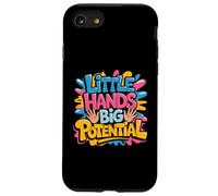 Little Hands Big Potential Leader Kids Pride - Custodia per iPhone SE (2020) / 7/8