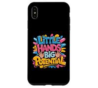 Little Hands Big Potential Leader Kids Pride - Custodia per iPhone XS Max