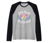 Little Hands Big Potential Leader Kids Pride - Maglia con Maniche Raglan