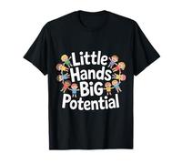 Little Hands Big Potential Leader Kids Pride ||- Maglietta