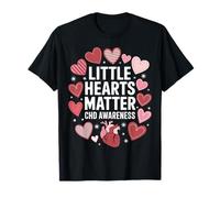Little Heart Matter Consapevolezza CHD Divertente chirurgia a Cuore Aperto Maglietta