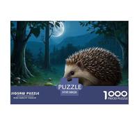 Little Hedgehog 1000 Piece Jigsaw Puzzle For Adults Challenging Game Stress Relief Puzzle Exercise The Memory of The Brain for Adults And Kids, Age 12 Years Up 38x26cm/1000pcs