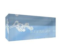 Little Helper - Portadocumenti per bambini, con brillantini, 5 x 15 x 2 cm, piccolo rettangolo, colore: Blu bambino, You are our Greatest Adventure)