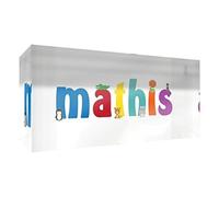 Little Helper Souvenir decorativo in acrilico trasparente lucido come Diamante Stile Illustrativo colorato con il nome di Giovane Ragazzo Mathis 5 x 21 x 2 cm grande