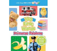 Little Hippo Books 100 First Words | Primeras Palabras Bilingual First Words Books | Learning Books for Kids | Kids Books | Children’s Educational Books (Brilliant Baby® Early Learning Collection)