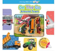 Little Hippo Books On the Go Around Town | Interactive Toddler Books with Sound Puzzle Pieces for Kids | Vehicle Sound Board Books & Kids Books | Vehicle Baby Book with Sound (Brilliant Baby)