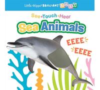 Little Hippo Libri See Touch Hear Sea Animals Kids Book | Libri sonori educativi prescolari | Brillante bambino educativo Touch and Feel Libri | Bambini ... Libro di animali con suoni e tocco e