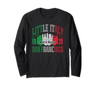 Little Italy North Beach San Francisco Quartiere Italiano Maglia a Manica