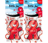 Little Joe 265010 Deodorante Paper, fragranza Cherry, Rosso (Confezione da 2)