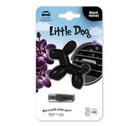 Little Joe Little Dog Gel Profumatore Aroma Black Velve per l'aeratore dell'auto. Lunga durata, fino a 45 giorni. Profumo irresistibile e divertente per tutti i tipi di pubblico.