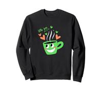 Little Joys - Tazza da caffè Sorridente con Cartoni Animati Felpa