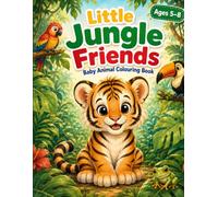 Little Jungle Friends: Baby Animal Colouring Book
