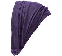 Little Kathmandu, bandana in cotone, elastica, in stile hippie e bohémien Plain Purple Etichettalia unica