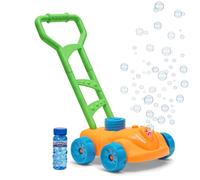 Little Kids FUBBLES NO Spill Bubble Lawn Mower Includes 4oz Non Tox Refill Sol