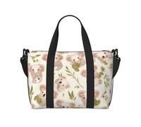 Little Koala - Borsa da viaggio con stampa di grandi dimensioni, borsa a tracolla per weekend e viaggi d'affari, leggera
