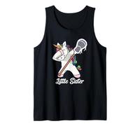 Little Lacrosse Sister Unicorn Dabbing Canotta