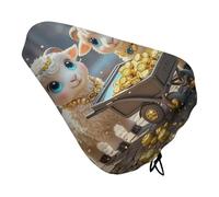 Little Lamb Brings Wealth - Coprisedile per bicicletta con coulisse, impermeabile, protegge dal sole e dalla polvere, unisex, per mountain bike