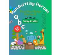 Little Learner's Tracing Workbook: Animal Alphabets Upper and Lowercase Edition (A4 size)