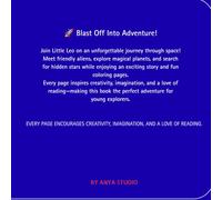 Little Leo's Space Adventure: A Color & Story Book