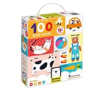 Little Library 100 First Words 12m+ Baby Books Set (Libro di cartone)