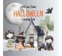 Little Lines Studio Halloween Colouring Book