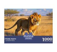 Little Lion 1000 Pieces Jigsaw Puzzles For Adults Challenging Game Stress Relieving Entertainment Cultivate The Spirit of Teamwork for Adults And Kids, Age 12 Years Up 38x26cm/1000pcs