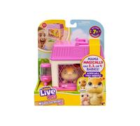 MR BEAST LAB Little Live Pets - Mama Surprise Minis Hamster, prenditi cura della tua mamma di criceto o coniglietto nella sua stalla e accoglienti 2, 3 o 4 mini bambini
