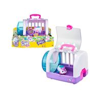 Little Live Pets - Lil Hamster with Cage, Interactive Pet with Sounds and Movement, Has a Running Wheel, The Animal Arrives in a Random Color, Boys and Girls +5 Years Old