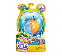 Little Live Pets Lil' Turtle - Tartaruga interattiva che non cammina e non cammina, design unico e stile realistico, dalla terra al mare, 8 cm di larghezza, 12 cm di lunghezza.