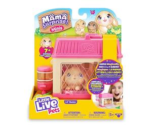 Little Live Pets - Mama Surprise Minis Coniglio Peluche Coniglio con Suoni e Movimenti, Bambini, Animale Interattivo, Giocattolo per Ragazzi e Ragazze a partire dai 5 Anni